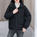 Piumino da donna corto stile 2025 nuovo cappotto alla moda invernale ampio sottile spesso caldo capospalla abbigliamento in cotone_voghion.com