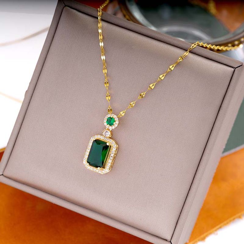 Women's accessories Temperament Jewelry set Diamond double necklace set_voghion.com