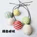 DIY Climbing Frame Accessories, Hangable Cat Toys, Sisal Rope, Plush Hanging Ball, Contains Catnip, Durable For_voghion.com