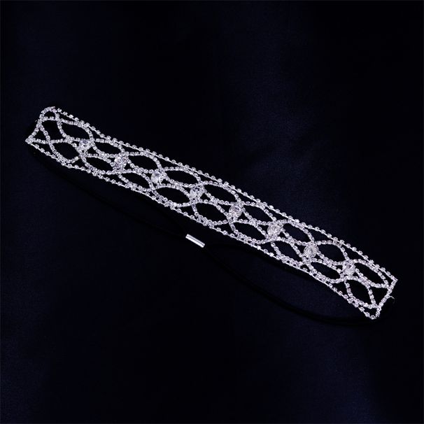 Új temperamentumos hercegnős, rugalmas, többrétegű strasszos fejpánttal, divatos női ajándék hajdísz_voghion.com