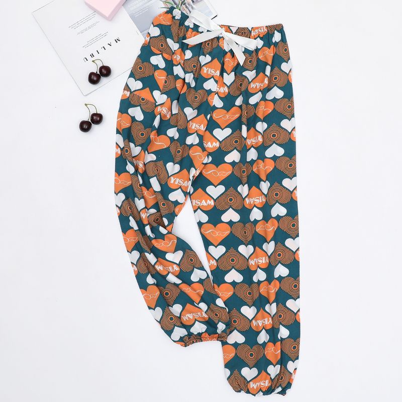 Women's Sleepwears  Bloomers plus size thin home slacks_voghion.com