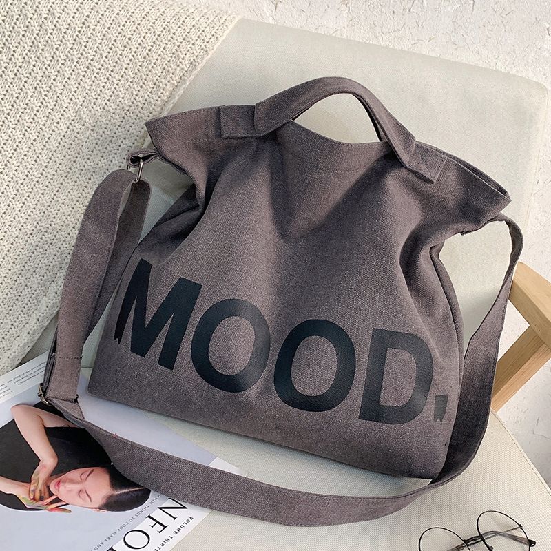 Borsa a tracolla monospalla in tela da uomo alla moda, con stampa a tinta unita, grande capacità_voghion.com