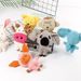 Cute Dog Pet Accessories Cow Rabbit Plush Puppy Chew Squeaky Whistling Toys For Dogs With BB Whistle By PawParty Store_voghion.com
