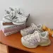 Women's Mesh Chunky Platform Sneakers Ladies Breathable Lace Up Running Trainers Woman Autumn Thick Bottom Non Slip_voghion.com