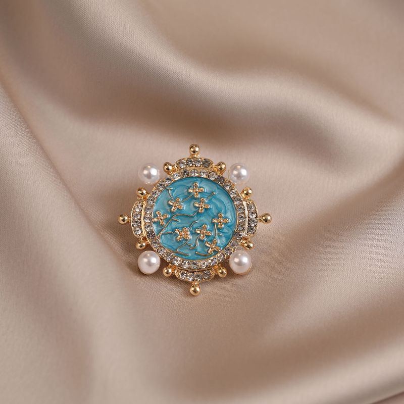 Elegante High-End-Perlenbrosche, Anstecknadel, Anzug, Mantel-Accessoire_voghion.com