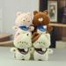 Plush Keychain Bear Adorable Cute Cartoon Animal Toy Soft Accessory Bag Charm_voghion.com
