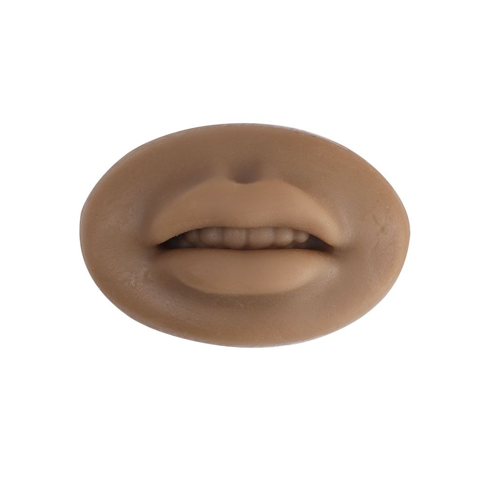 Practice Silicone Reusable Skin Lips Mold for Permanent Human Lips Elasticity Makeup Tattoo Beginner Artists T_voghion.com