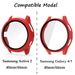 Case for Samsung Galaxy Watch Active 2 44mm 40mm Full Coverage Bumper Case with Tempered Glass Protective Cover Screen Protector_voghion.com