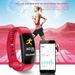 Smart IP68 Waasserdicht Häerzfrequenz Tracker Fiess Armband Faarwege Bildschierm Drock Blutt Sauerstoff Monitor Armband_voghion.com