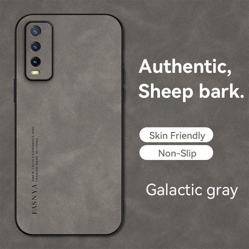 Magnetische Schapenvacht Leath Case Voor vivo Y20 Y21 Y30 Y33S Y35 Y73 Y77 V20 V21 V21E V23 V25 V27 v27E Matte Slim Back_voghion.com