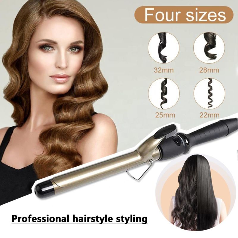 Hairdressing egg roll electric curling iron pear flower head curling iron large curl dual purpose air bangs female no hair damage negative ion 32_voghion.com