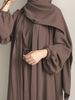 Verve 2025 Turkey Dubai Solid Color Two-Piece Women's Robe LN837_voghion.com