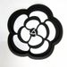 Xiaodeng Xiaodeng Blue And White Porcelain Round Lotus Camellia Anti-Slip Car Perfume Seat Ornament Non-Slip Silicone Mat_voghion.com