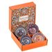 Böhmisches Blumen-Keramikschüssel-Set – Mikrowellengeeignetes Geschenkgeschirr im nordischen Stil für Erwachsene (2/4/6 Schüsseln + Geschenkbox)_voghion.com