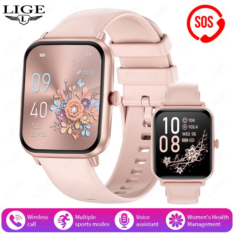 2025 Moda 1.83”HD Donna Smart Sport Fiess Orologio Monitoraggio Salute Digitale Uomo Impermeabile Smartwatch Bracciale Donna_voghion.com