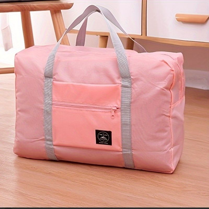 1pc Travel Lightweight Folding Bag, Portable Multifunctional Travel Bag Handbags, Large Capacity Duffle Bags, Luggage Storage Bag_voghion.com