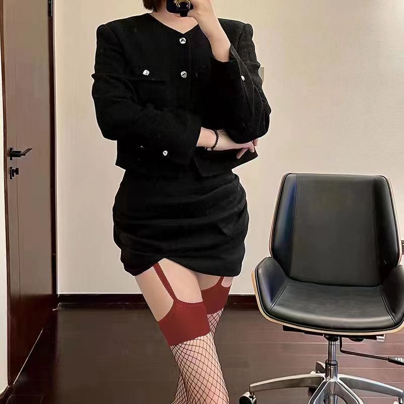 Internet Celebrity Style Spring Summer Over-the-Knee Garter For Women Hollow Fishnet Pantyhose Sexy Nightclub Pretty_voghion.com