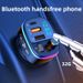 Bluetooth 5.0 FM Transmitter MP3 Player U Disk Music Car Charger Type-C PD QC3.0 Fast Charging 7 Color Ambient Light_voghion.com