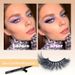 USHAS eyeliner gel pen False eyelashes suit 3D mink hair thick curly eye makeup_voghion.com