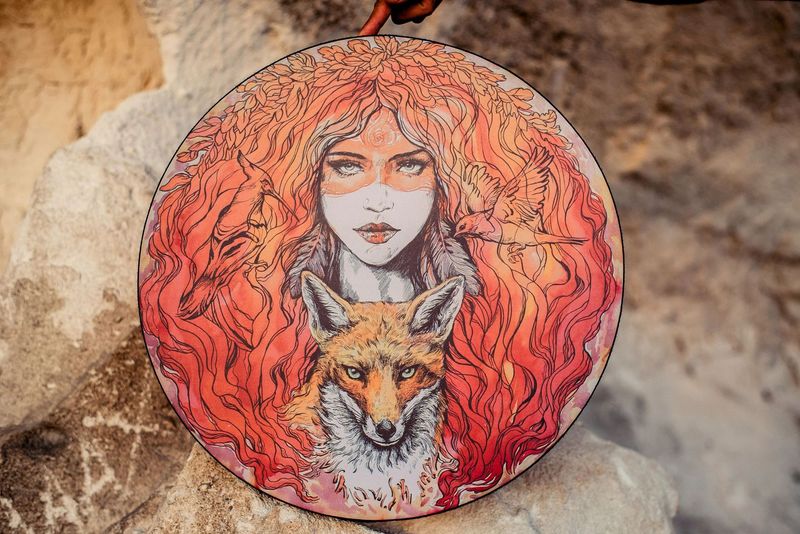 Noi articole de decorare pentru festivalul de tobe Wolf, înfrumusețare a unei stații independente transfrontaliere_voghion.com