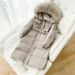 Women's Fashion Fur Collar Medium Length Warm Jacket Jacket_voghion.com