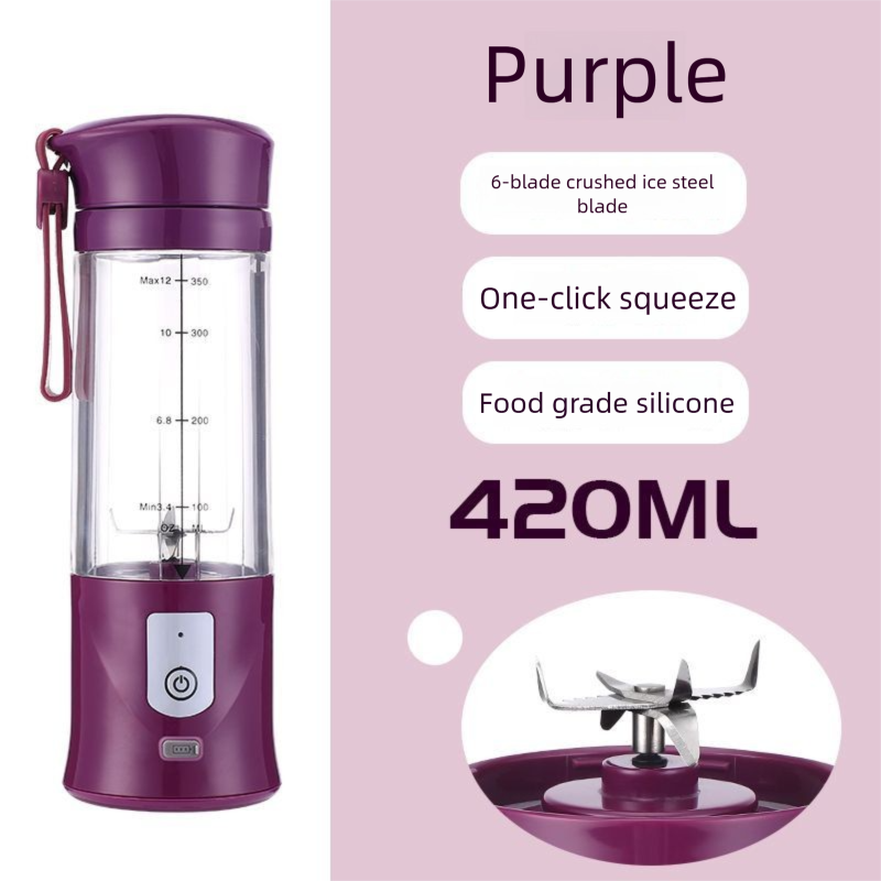 Rechargeable Mini Portable Home Outdoor Electric Multifunctional Juicer_voghion.com