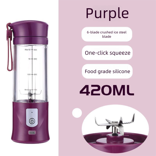 Rechargeable Mini Portable Home Outdoor Electric Multifunctional Juicer_voghion.com