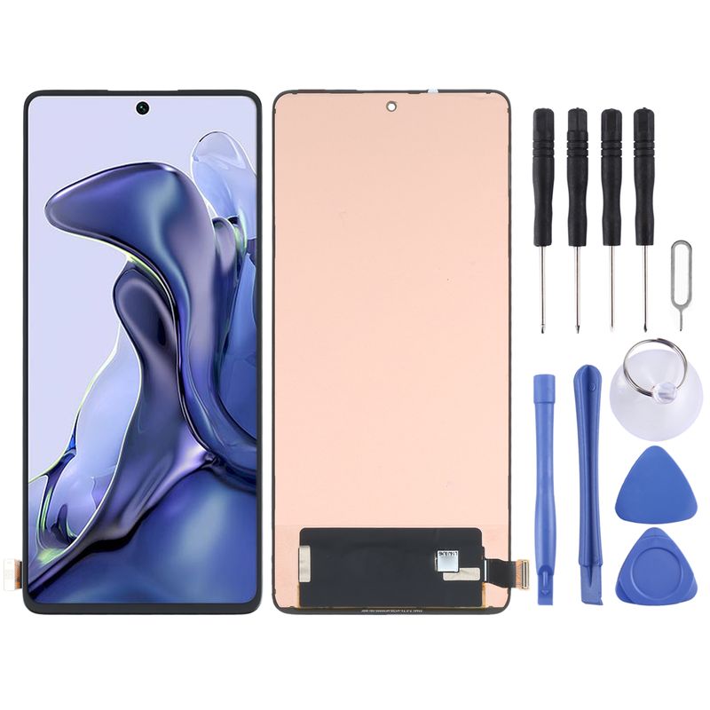OLED-Material Original-LCD-Bildschirm und Digitalisierer Komplettbaugruppe für Xiaomi Mi 11T / 11T Pro_voghion.com