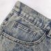 Premium Plus Size Herenjeans - Vintage Distressed Washed Skinny Fit Rechte Spijkerbroek Voor Urban Streetwear_voghion.com