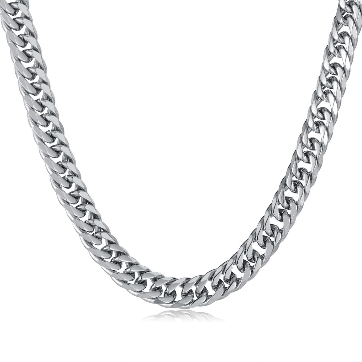 OPK Stainless Necklace For Men, Thick Cuban Chain, Unique Trendy Titanium Steel Pendant_voghion.com