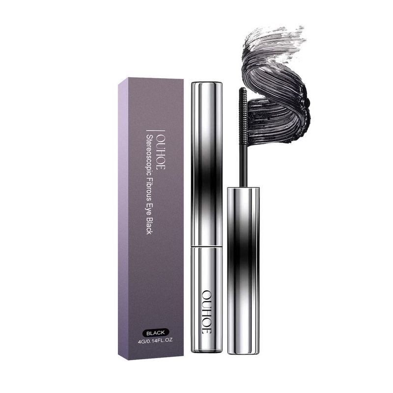 OUHOE Volume Mascara Volume, Curl, Waterproof, Lengthen, Volume, Curl, Hold &amp; Smudge Mascara_voghion.com