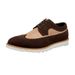 Zapatos casuales de hombre de ante con bloque de cuero tallado, estilo británico, de calidad inmejorable, 2024, suela suave y resistentes al desgaste._voghion.com