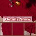 Red Knitted Apron Christmas Tree Skirt Decoration Ornament_voghion.com