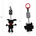 Baby Hängende Rasseln Spielzeug Weiß Schwarz Kinderwagen Infant Krippe Spielzeug Weichem Plüsch Autositz mit Windspiele Geburtstagsgeschenk für Neugeborene_voghion.com