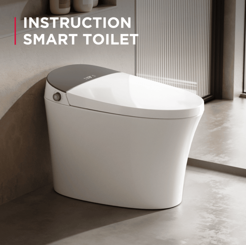 Safe Smart Toilet Integrated Intelligent Toilet Top Replacement Liquid, Anti-Leakage, Antibacterial Seat, Odor-Removing And Quiet Smart Toilet, Instant Odor Removal, In-Vagina/Women's Wash/Move, Hea_voghion.com