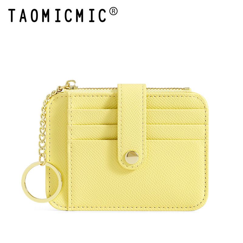 Schlüsselanhänger, süßer Multi-Kartensteckplatz, einfache, kreative Geldbörse, neuer Mini-Studenten-Kartenhalter im koreanischen Stil für Damen_voghion.com