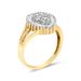 10K Yellow Gold Diamond Cocktail Ring (1/4 Cttw, I-J Color, I3 Clarity)_voghion.com