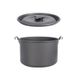 Large Camping Cookware Set - Outdoor Hanging Pot & Non-Stick Soup Pan (Portable & Multi-Functional) - BBQ Picnic & Backpacking Essentials_voghion.com