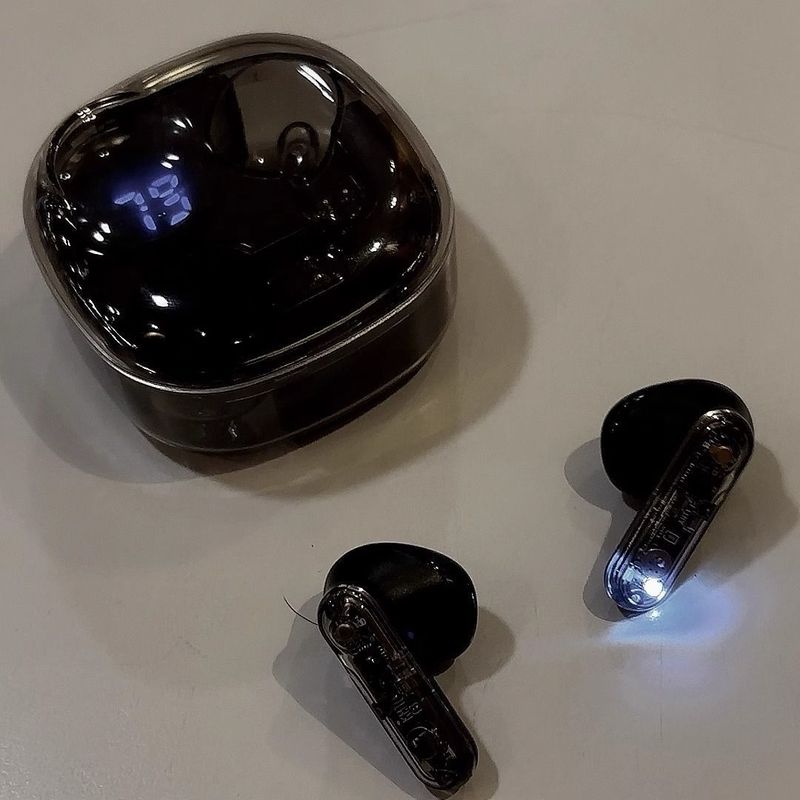 Newby High-Quality In-Ear Bluetooth Earphones Wireless Transparent Noise Cancelling Student Sports Universal_voghion.com