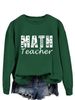 Math Teacher Versatile Round Neck Autumn/Winter Hoodie Comfortable Long Sleeve_voghion.com