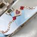 New Style Diamond-Encrusted Four-Leaf Clover Heart Dial Colorful Bracelet Heart-Shaped Women's Fashion Watch_voghion.com