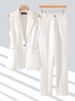 Abbigliamento da donna Nuovo autunno di alta qualità Slim Temperamento Gilet professionale Due pezzi Suit_voghion.com