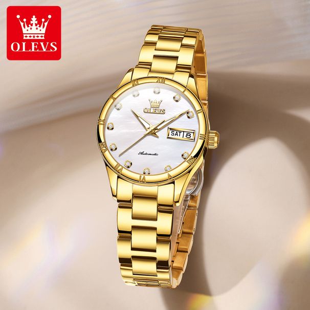 Oulishi Women's Mechanical Watch Waterproof Women's Watch High-end Niche Women's Watch Cross-border Batch_voghion.com