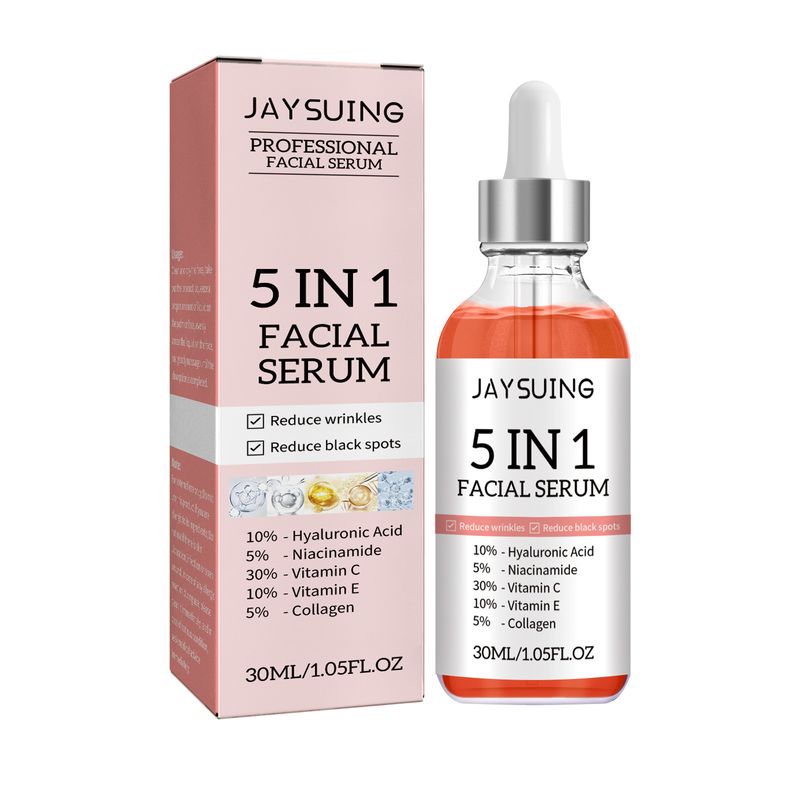 Siero viso 5 in 1, idratante e nutriente per la pelle, siero viso nutriente e ringiovanente_voghion.com