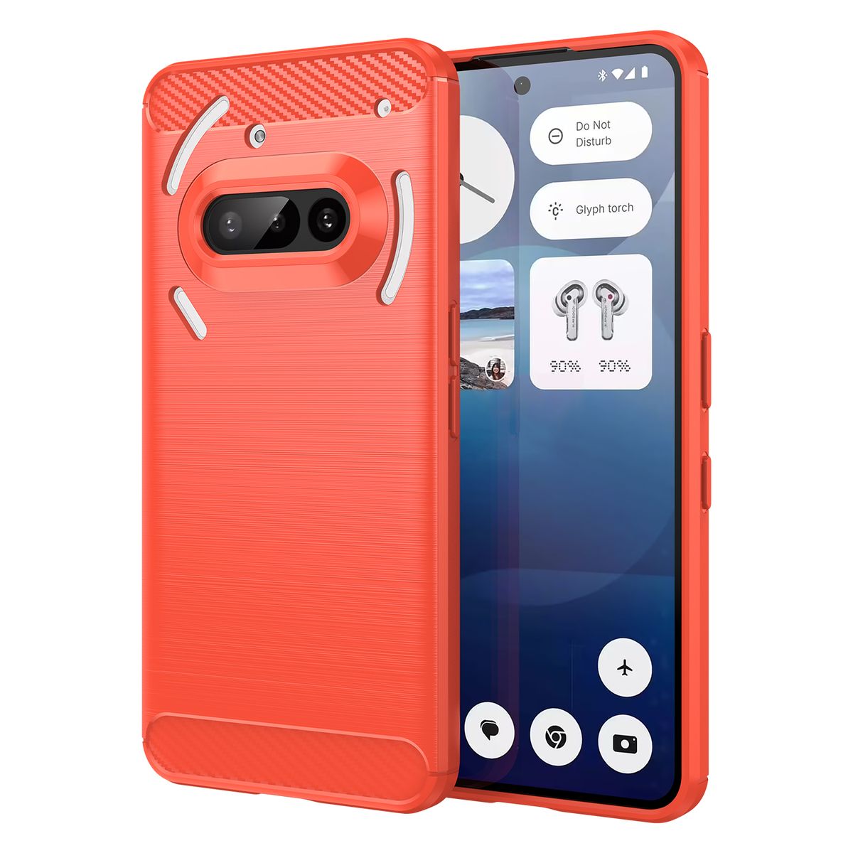 Flexible TPU Case For Nothing Phone 3A Protective Cover Shockproof Coque Capa Fundas_voghion.com