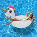 Inflatable Unicorn Pool Lounge Chair - Thickened PVC With LED Lights & Backrest (Oversized Floating Chair For Adults Outdoor Water Relaxation)_voghion.com