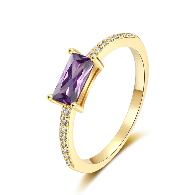 4*8mm Amethist Ringen Voor Vrouwen S Sier Ovale Cubic Zirconia Ring Wijsvinger Anel Bruids Bruiloft Sieraden_voghion.com