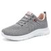 Summer New Soft Sole Comfortable Women's Casual Single Simple Versatile Sneakers Breathable Mesh Shoes_voghion.com