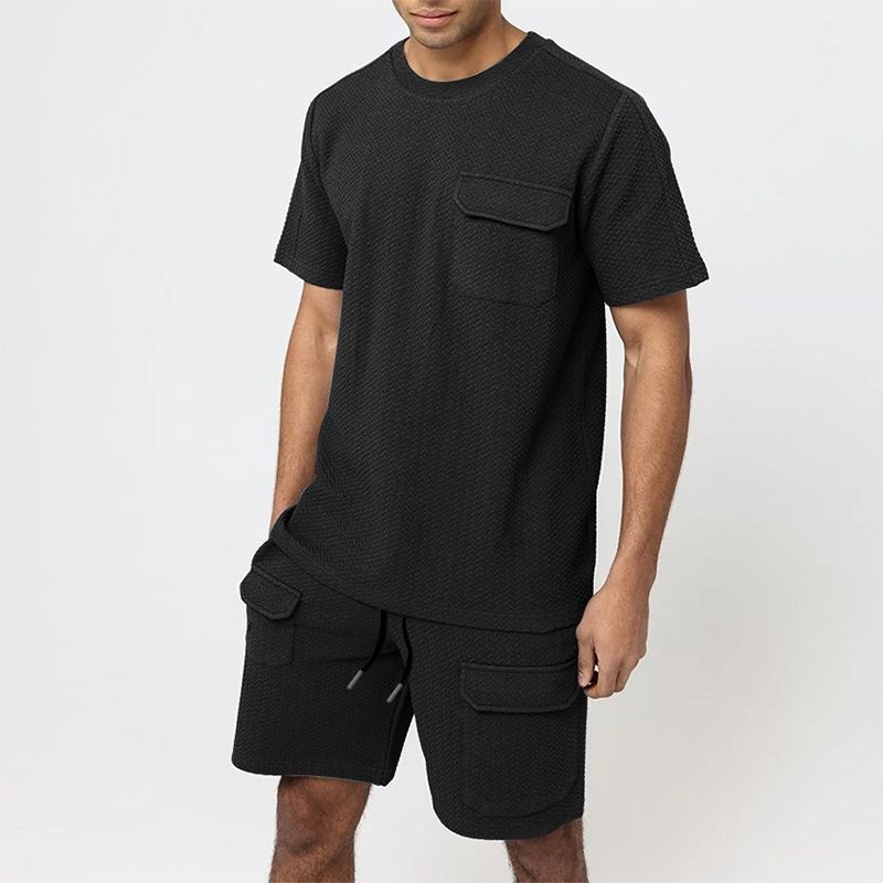 T-shirt da uomo ampia da basket con scollo tondo e manica corta da uomo casual nuova estate 2022_voghion.com