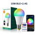 Glühbirnen Smart Bluetooth Schwaarz Fernbedienung Dimmbar Faarf Timing Wandstoffofdeckung Buedemluucht Glühbir_voghion.com